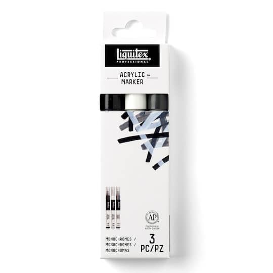 Liquitex&#xAE; Professional Fine Paint Marker 3 Color Set, Essential